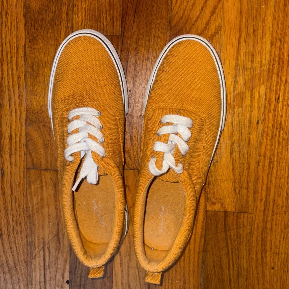 Boutique 9 Orange Canvas Flats